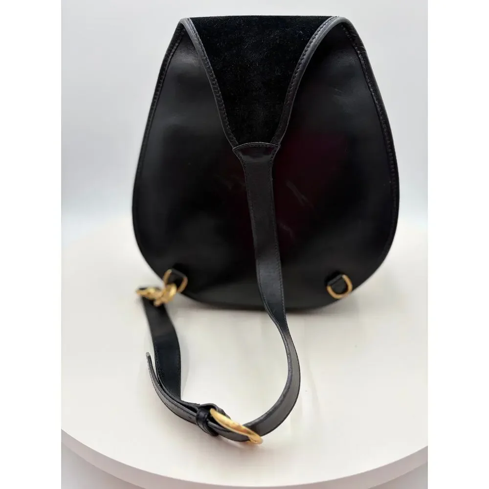 Authenticated Gucci Horsebit Suede Sling Backpack | Italian Luxury Icon